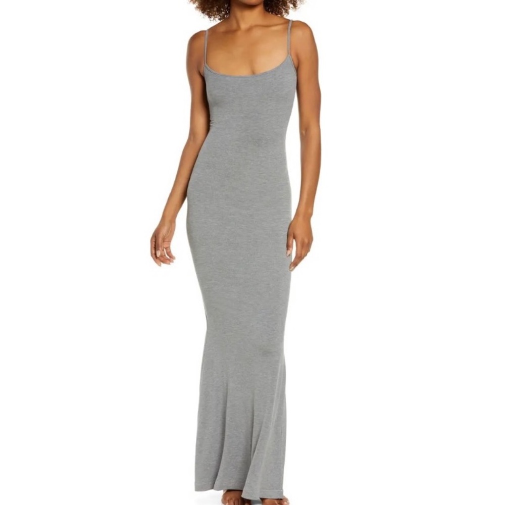 NWT Skims Ribbed long dress